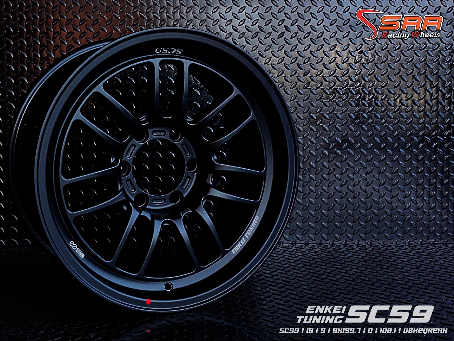 ENKEI TUNING SC59 ขอบ18 6H139.7 ET0 DBK2QR2AK มีจำหน่ายที่ร้านSRR
