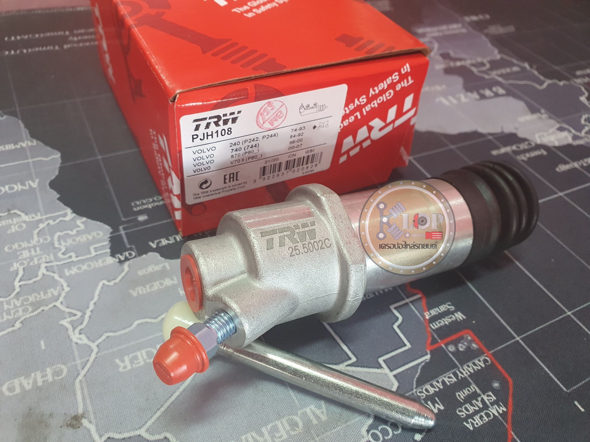 PJH108 แม่ปั้มคลัทช์-ล่าง(TRW) VOLVO 740,940 ขนาด 7/8" นิ้ว