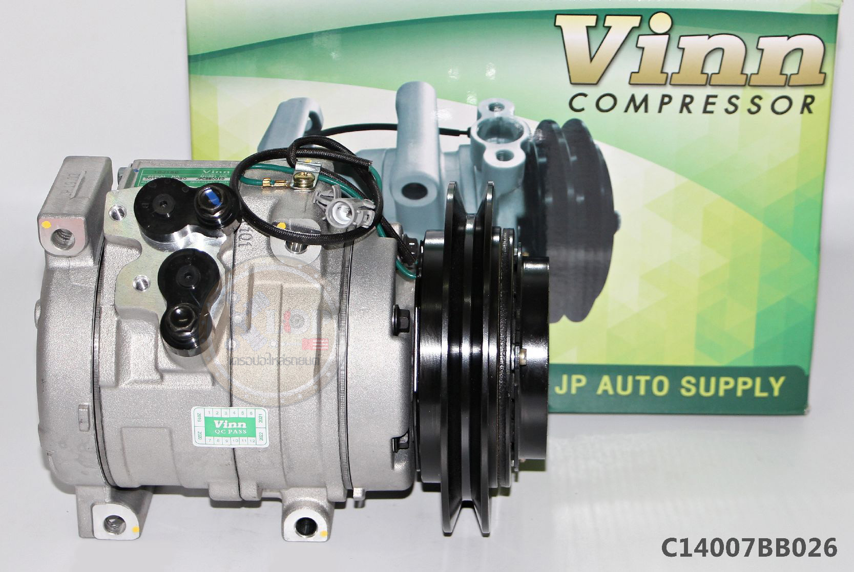 C14007BB026 คอมแอร์(Vinn) 10S15C 1A 24V. ออกซ้าย - ขาตรง ISUZU 360