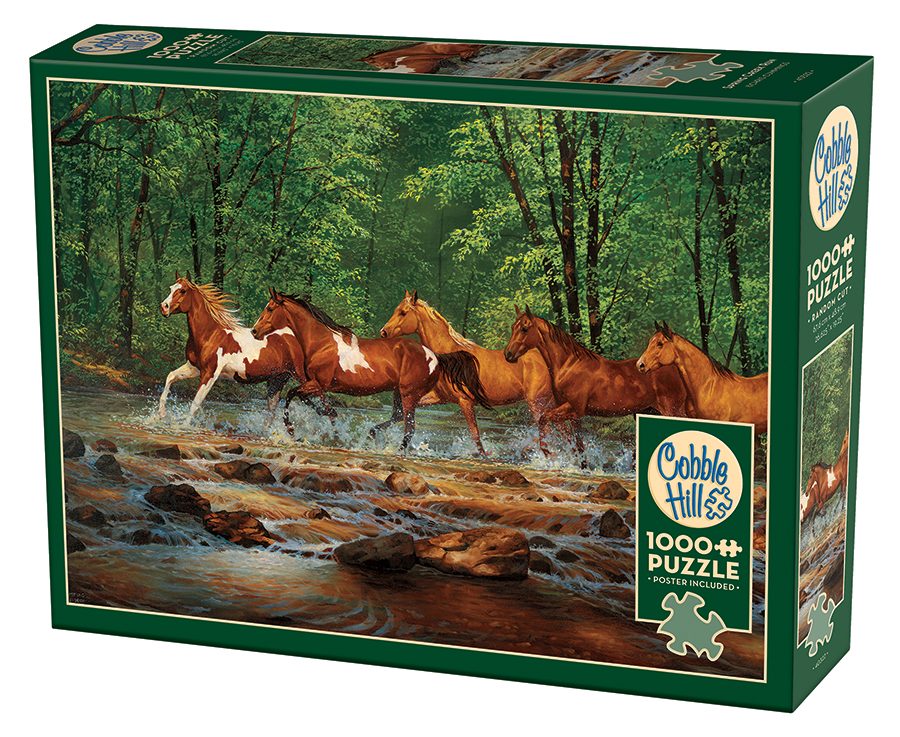 Cobble Hill - Spring Creek Run by Chris Cummings 1000 pcs.