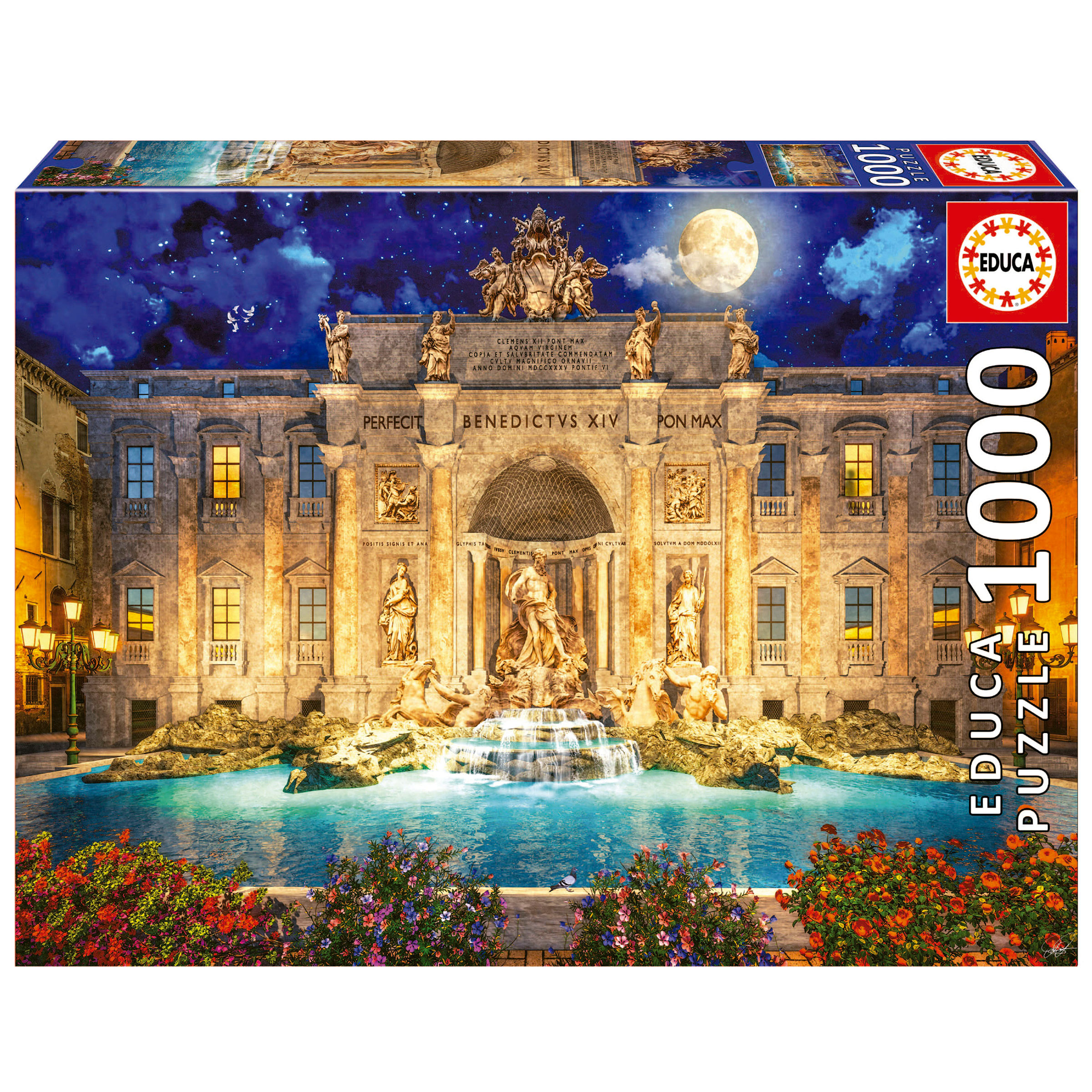 Educa - Fontana Di Trevi, ROME by Dominic Davison 1000 pcs.
