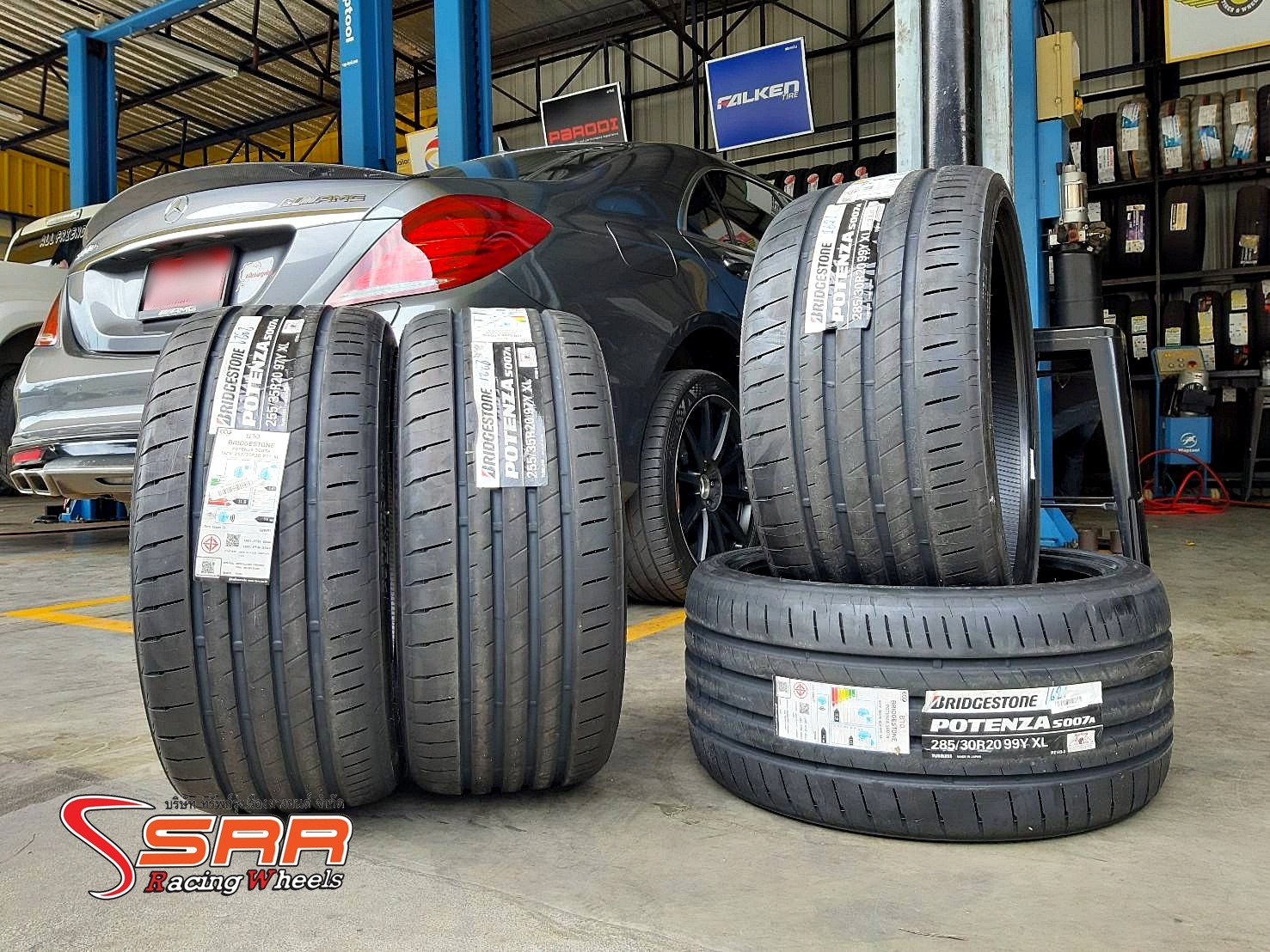 BRIDGESTONE POTENZA S007A 285/30R20 ยางใหม่ปี2021 ราคาพิเศษ