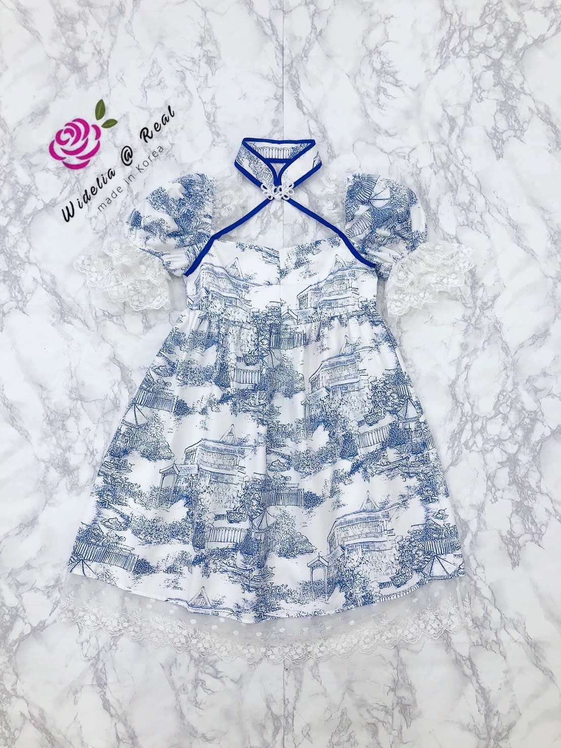 :: Vintage Mini Dress มินิเดรสแขนพองแสนสวย รุ่นนี้น่ารักมากแม่