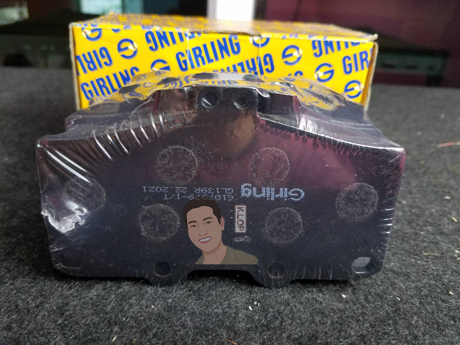 6107979 ผ้าเบรกหน้า Girling แท้ F.PAD, TIGER 4WD,RU (คุณภาพดีมาตรฐาน การันตีโดยเครอปอะไหล่ยนต์)