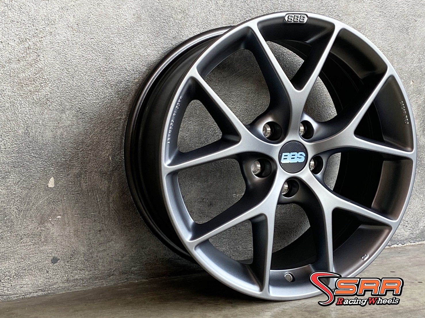 BBS SR017 ขอบ18 5H114.3 ET+40 HIMALAYA GERY ล้อแท้GERMANY ที่SRR