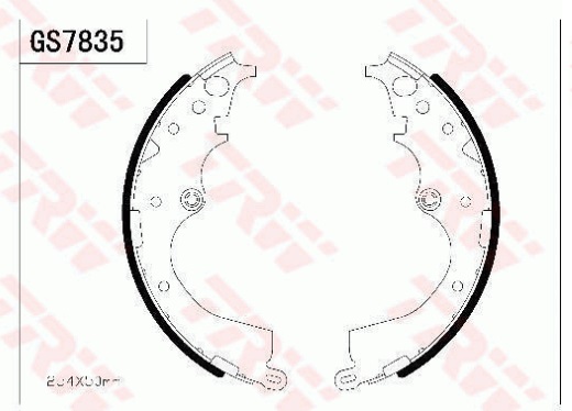 GS7835 ก้ามเบรกหลัง TRW : COMMUTER (KDH222), VENTURY