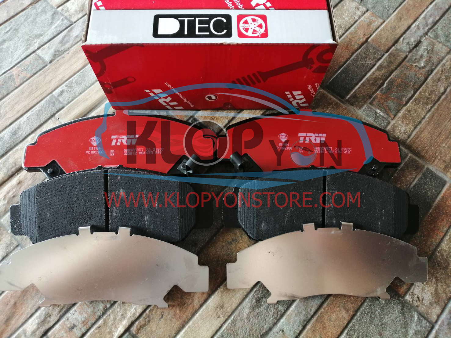 ผ้าดิสเบรค(หน้า) TRW HONDA CIVIC '06 (FD) 2.0,CIVIC '12 (FB)