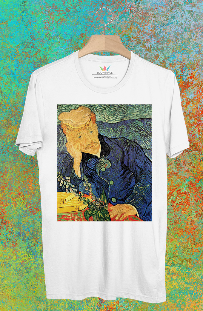 BP697 เสื้อยืด Portrait of Doctor Gachet