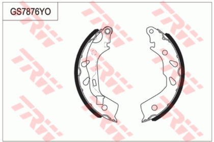 GS7876 ก้ามเบรกหลัง TRW : NISSAN MARCH 1.2 '07-'13