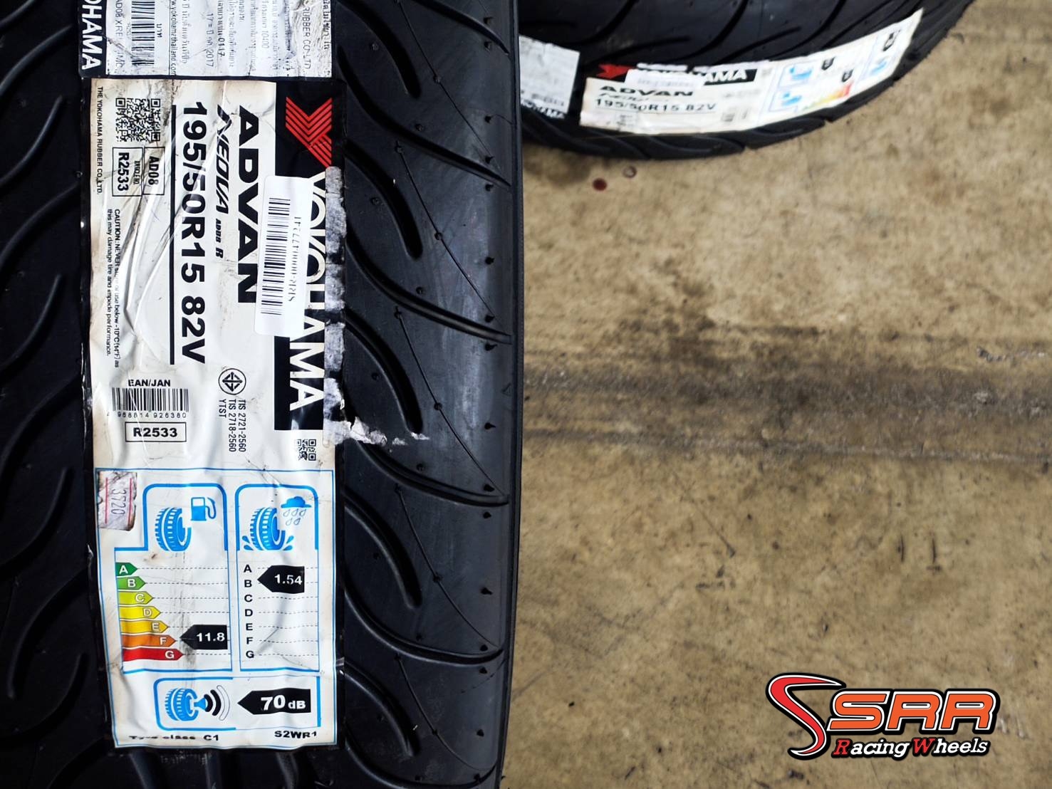 YOKOHAMA AD08R 195/50R15 ยางใหม่ปี2020 ลดราคาพิเศษ
