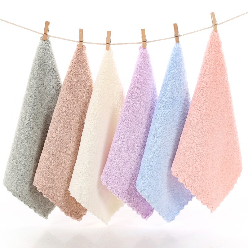 ผ้าเช็ดหน้า / เช็ดผม ขนเป็ด (1โหล)