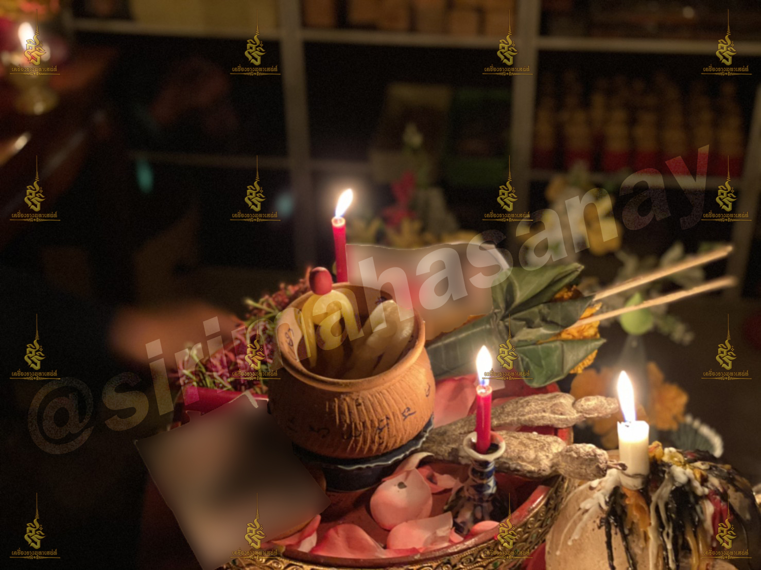 พิธีหอมดอกฮัก อาจารย์เสก สำนักสักยันต์ป๋ารมีเศรษฐีเรือนคำ