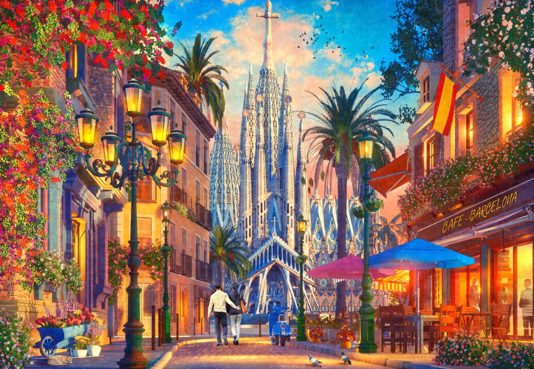 Bluebird Puzzle - Barcelona 1000 pcs.