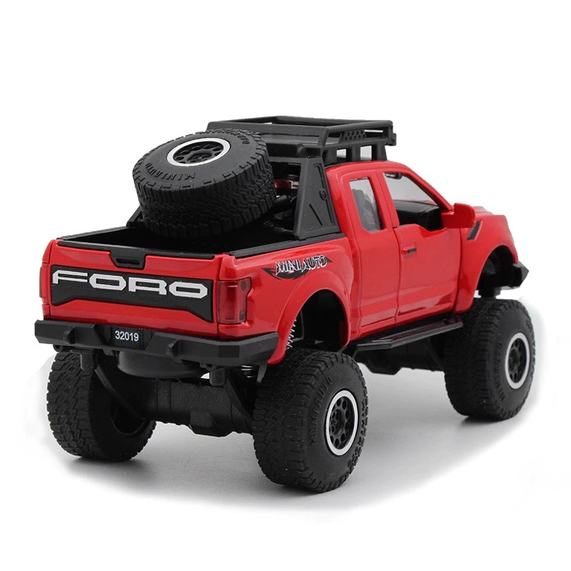 โมเดลรถเหล็ก Ford F150 Raptor big foot Scale 1:32 มีเสียงมีไฟ (ปลีก-ส่ง)