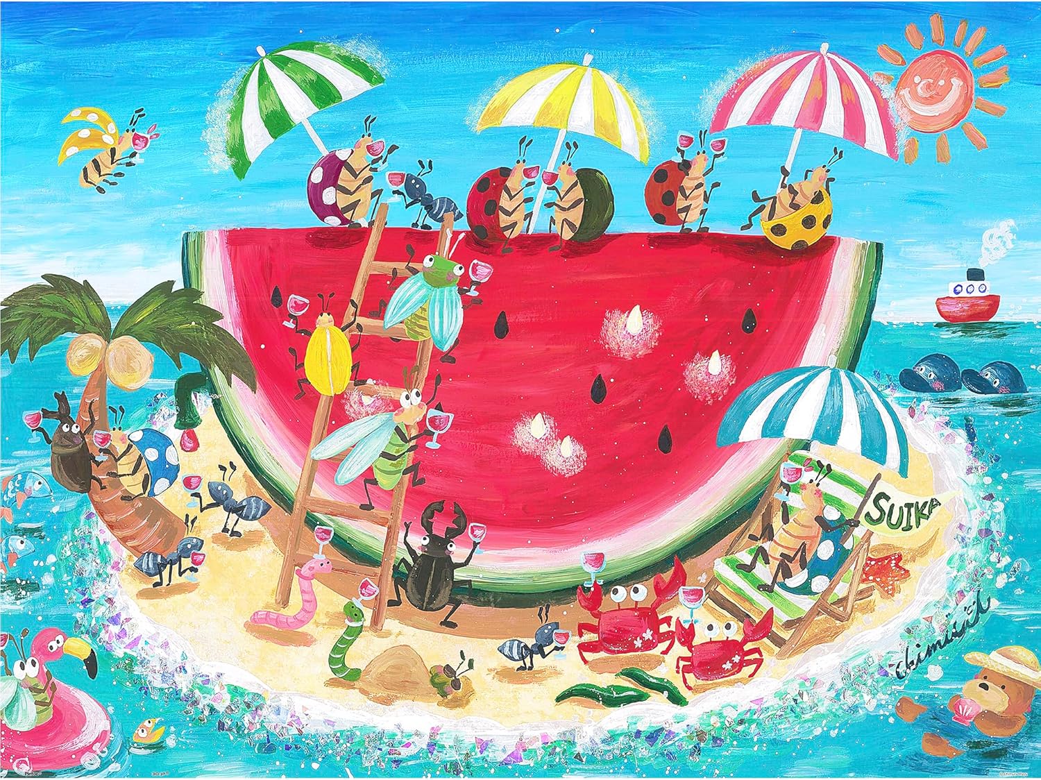 Pintoo - Watermelon Party / Chimura Mayu 1200 pcs.