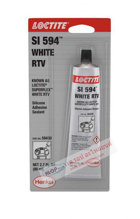 No.59430 กาวประเก็นเหลว ล็อคไทท์(LOCTITE) ซุปเปอร์เฟล็กซ์ อาร์ทีวี 80 กรัม สีขาว