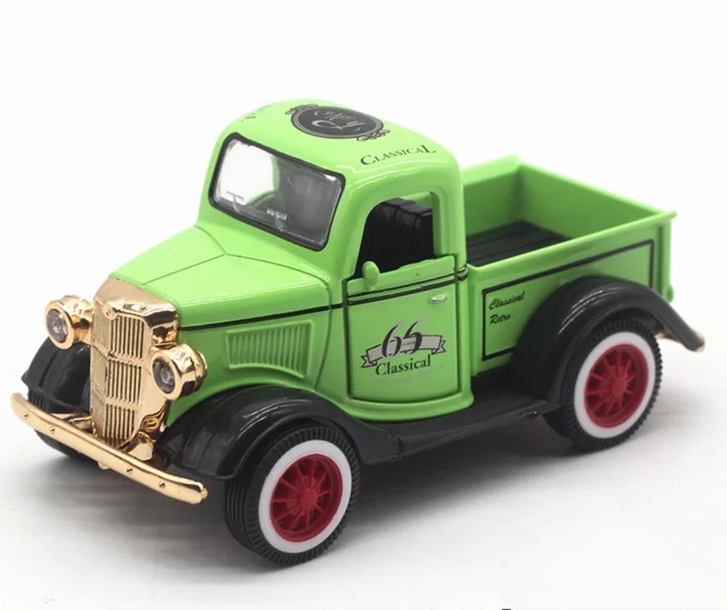 โมเดลรถเหล็ก รถโบราณ Scale 1:32 มีเสียงมีไฟ (ปลีก-ส่ง)