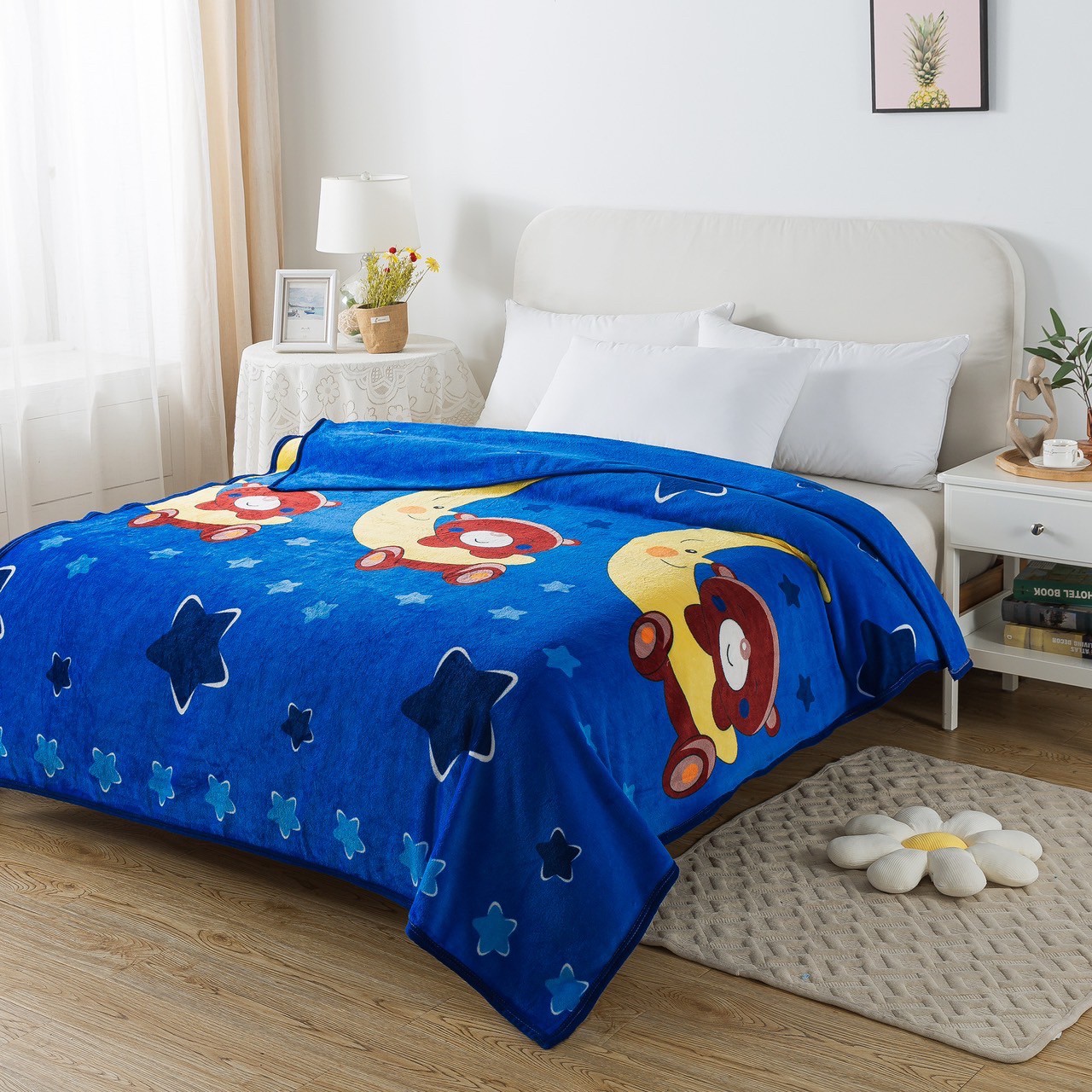 ผ้าห่มนาโน 6 ฟุตพิมพ์ลายการ์ตูน 12 ผืน