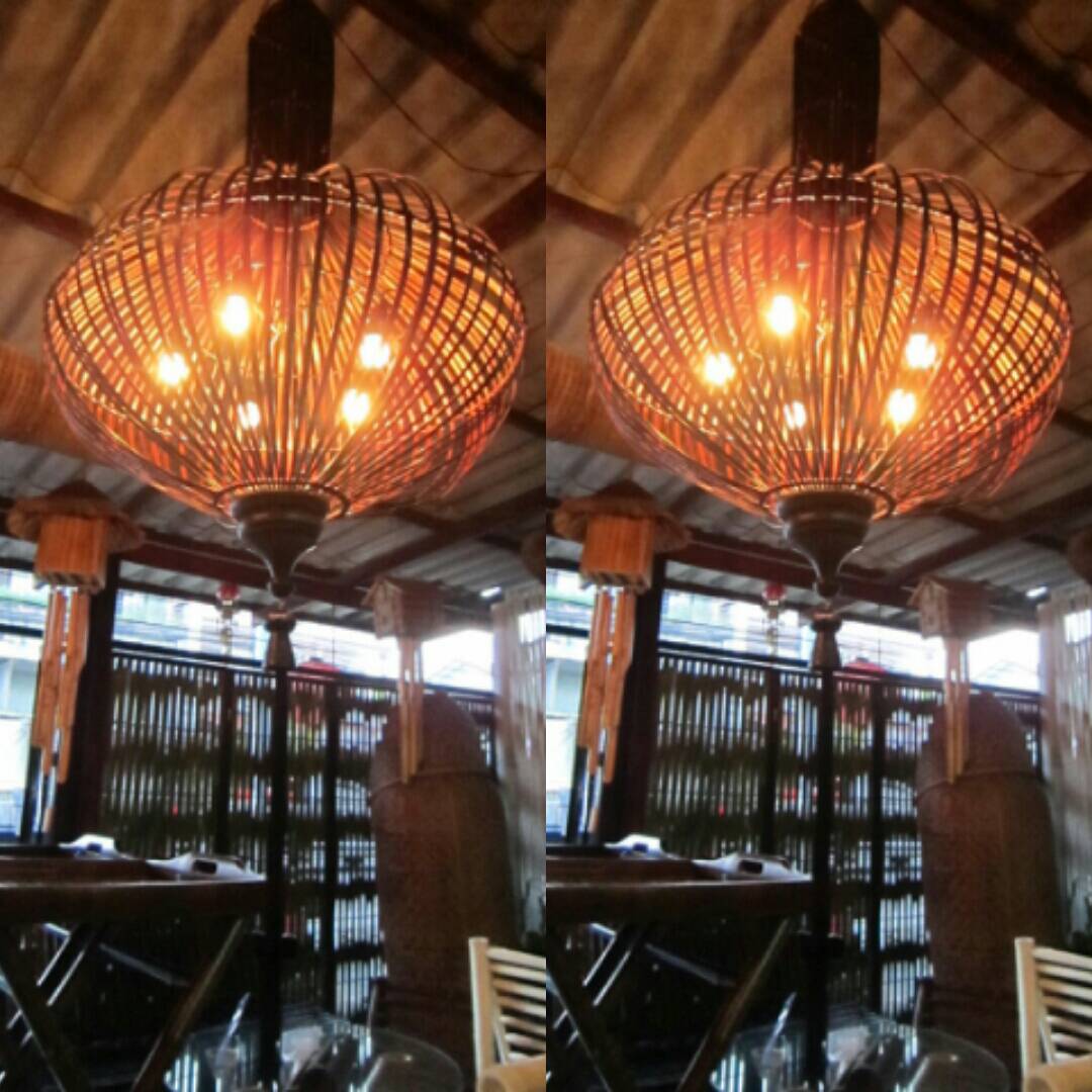 โคมไฟไม้ไผ่onion