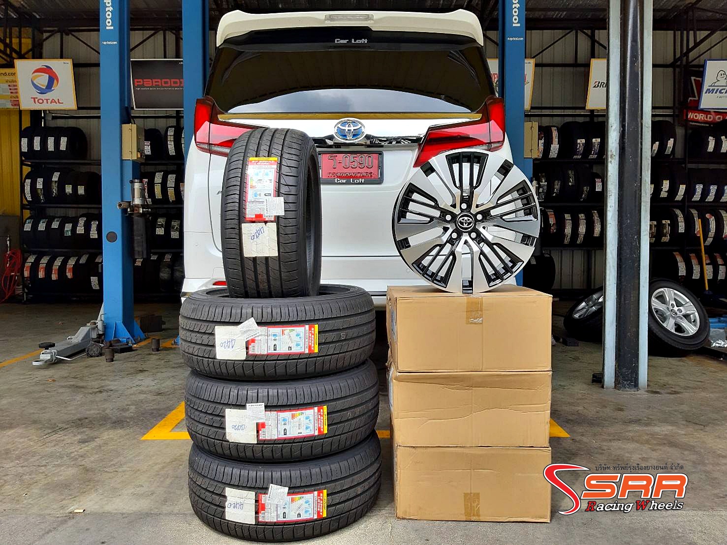 ล้อแม็กซ์ สำหรับใส่รถ TOYOTA ALPHARD , VELLFIRE , CAMRY ขอบ18 นิ้ว