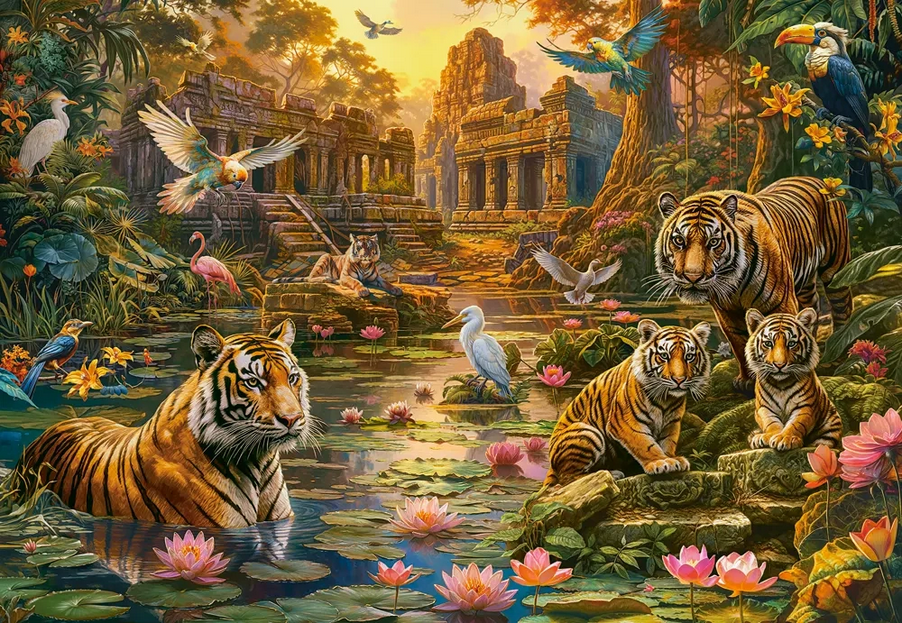 Castorland - Tigers Paradise by Image World 1000 pcs.