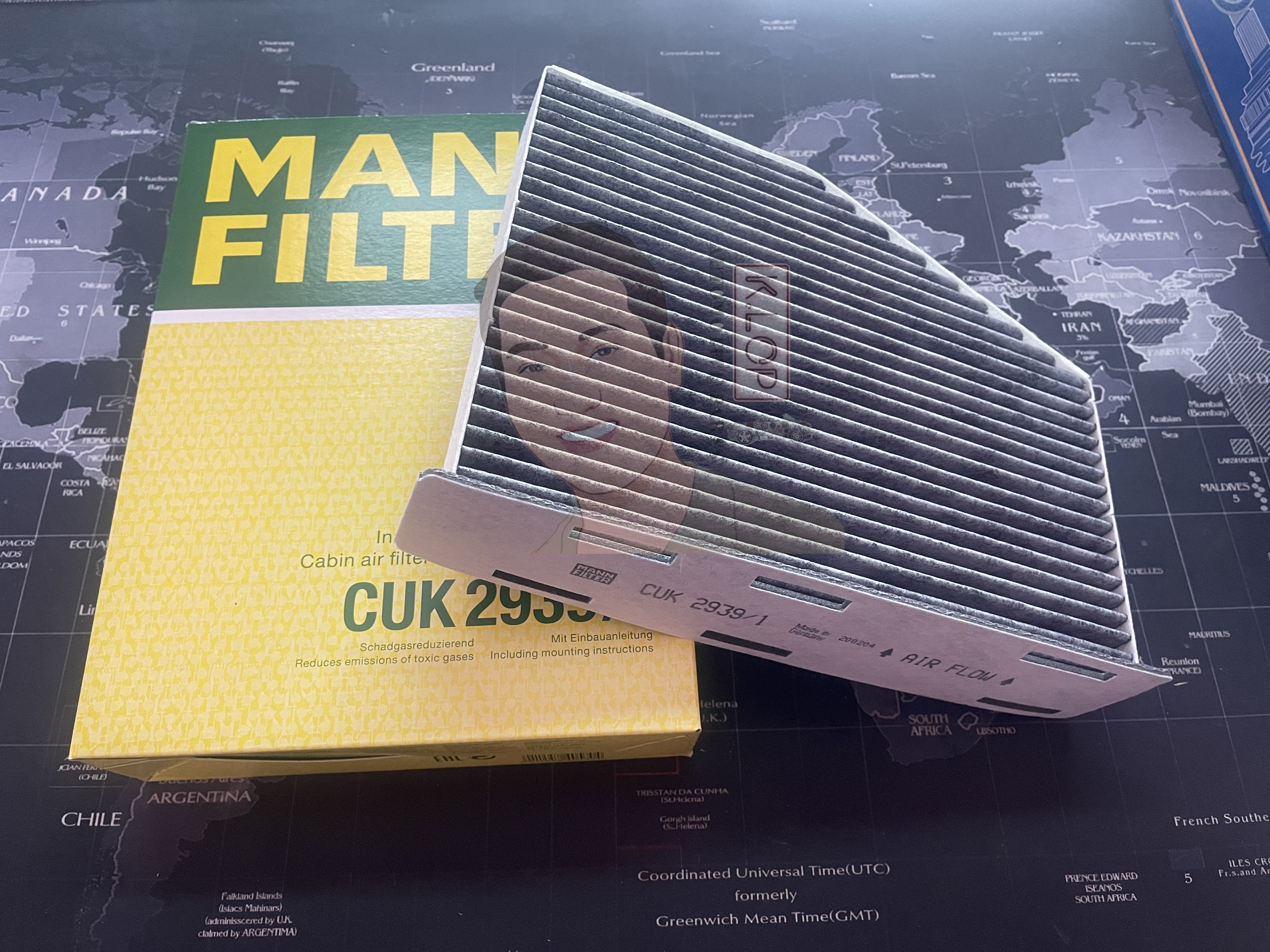 CUK2939/1 กรองแอร์ชาโค SEAT ALHAMBRA II (71)
