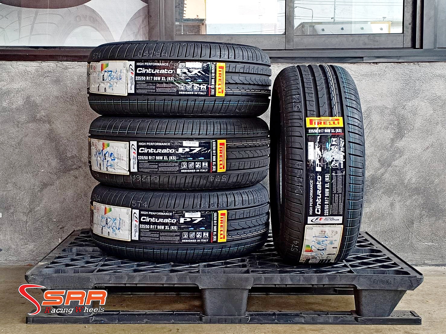 PIRELLI CINTURATO P7 225/50R17 ยางปี20 ราคาพิเศษ เส้นละ 3,750 บาท