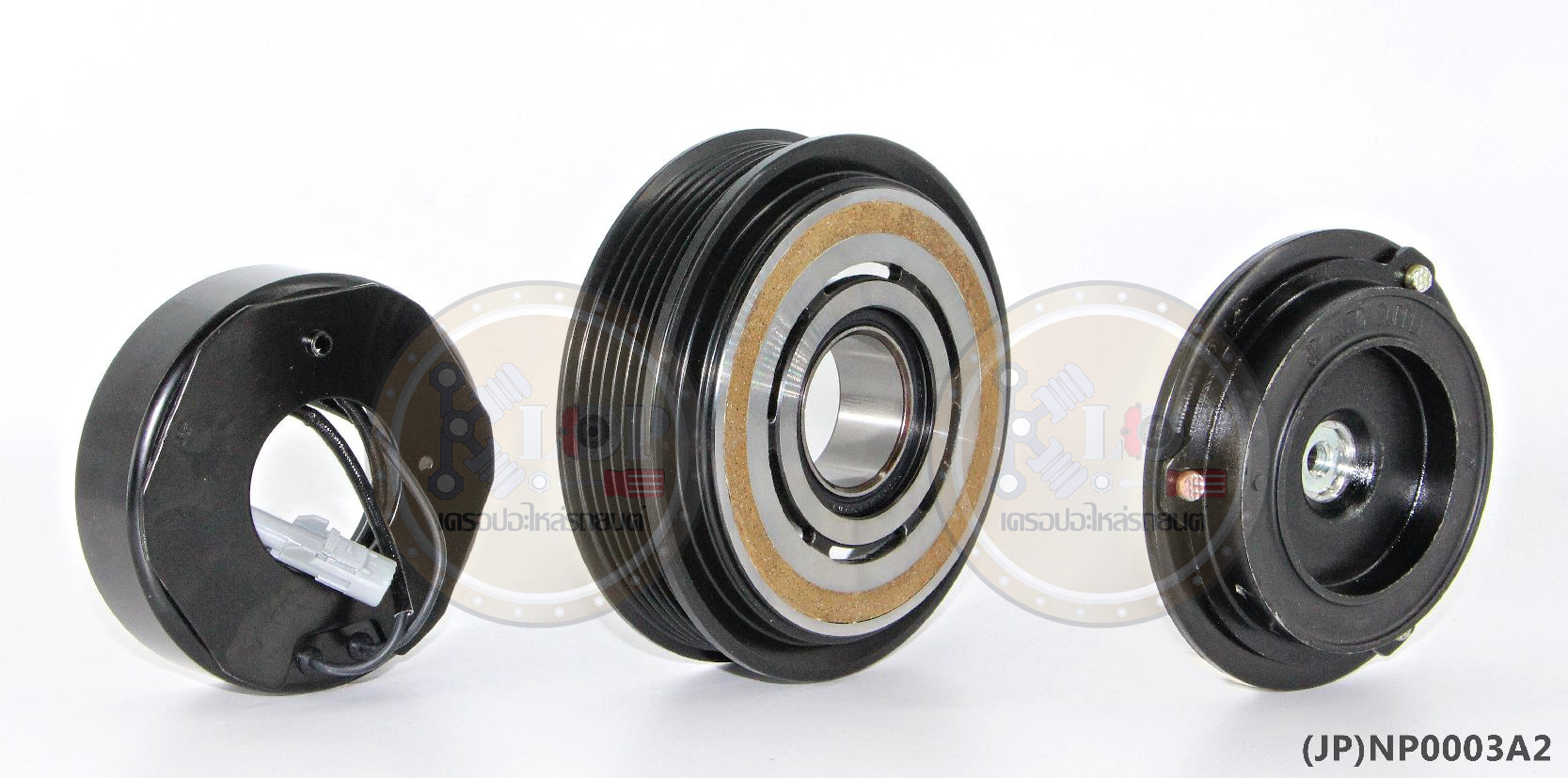 (JP)NP0003A2-JP ชุดหน้าคลัทช์(Vinn) BENZ W210 New EYE (7SBU) (ญี่ปุ่น) 126mm. 6PK 12V.