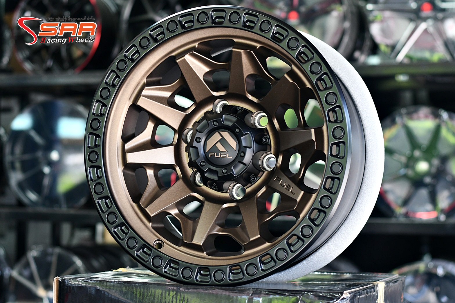 FUEL COVERT 16x8 6H139.7 ET1 MATTE BRONZE / BLACK RING