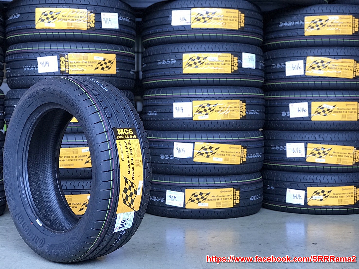 CONTINENTAL MC6 235/55R18 ยางใหม่ปี19 ลดราคาพิเศษ