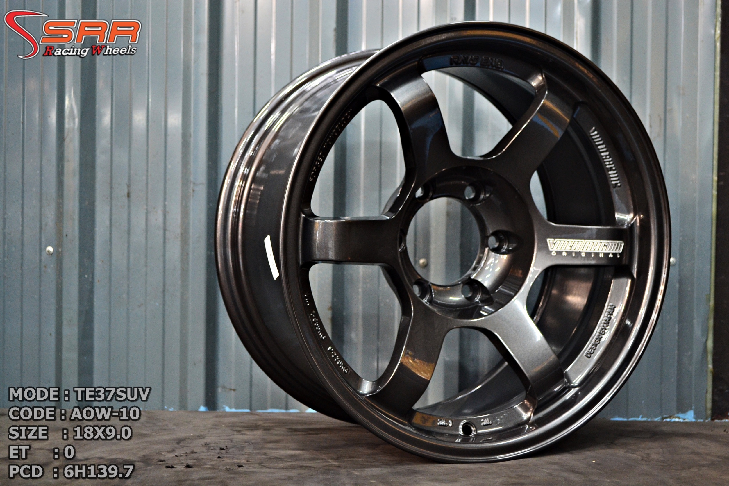 TE37 AOW-10 Flow Forming ขอบ18 นิ้ว GM 4 (WE)