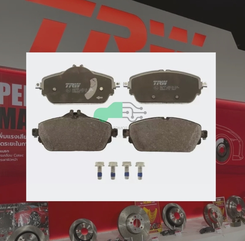 GDB2070 ผ้าเบรกหน้าแท้ TRW (COTEC) : BENZ W205 C180,C200 EQ Boost (C205) 1.5,C200 Coupe (C205) 2.0,C220 d Advantage, C300e