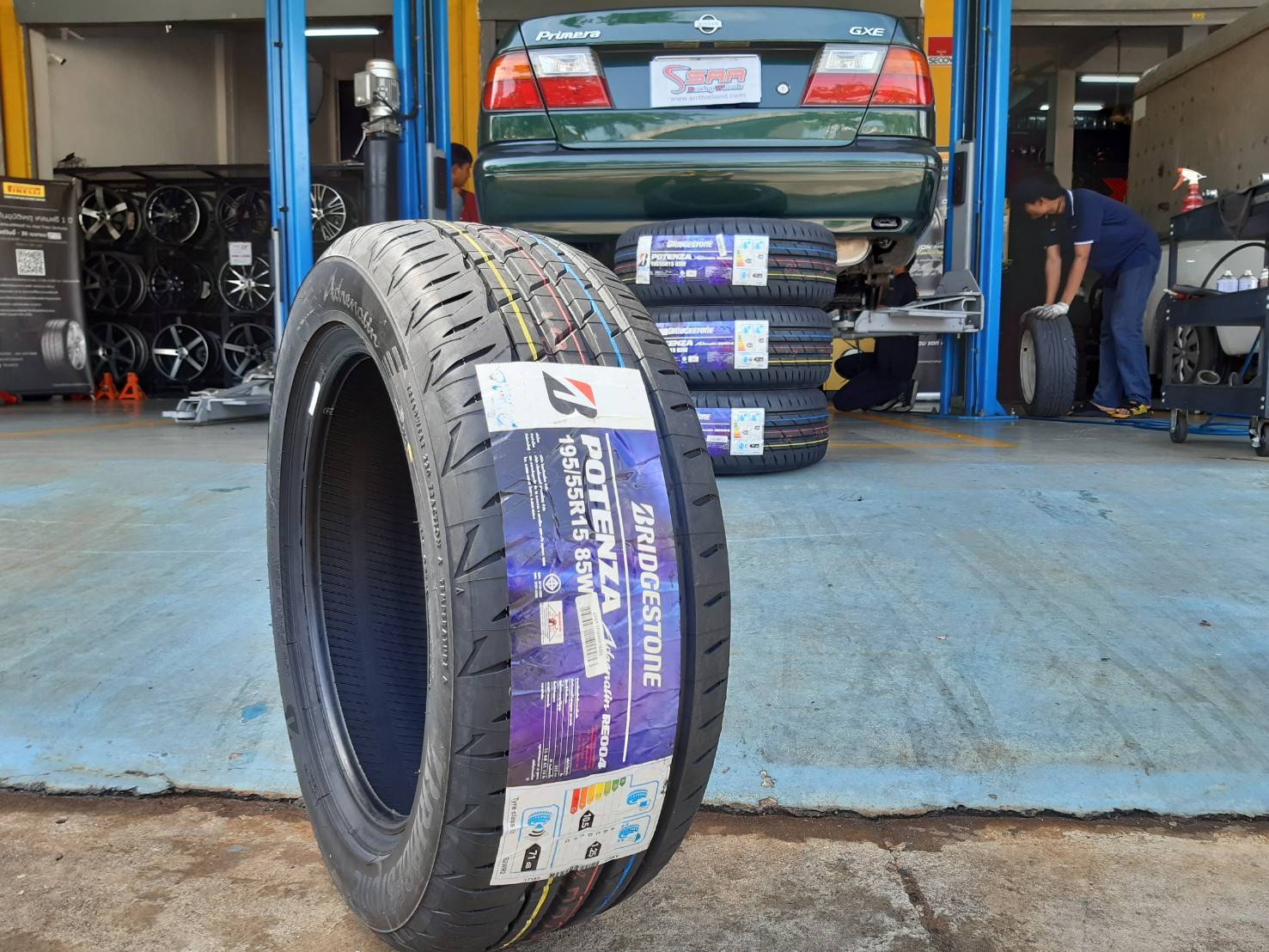 BRIDGESTONE POTENZA ADRENALI RE004 195/55R15 ยางใหม่ ราคาพิเศษ