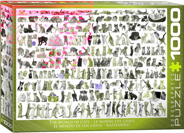 Eurographics - The World of Cats (Non-Pattern) 1000 pcs.