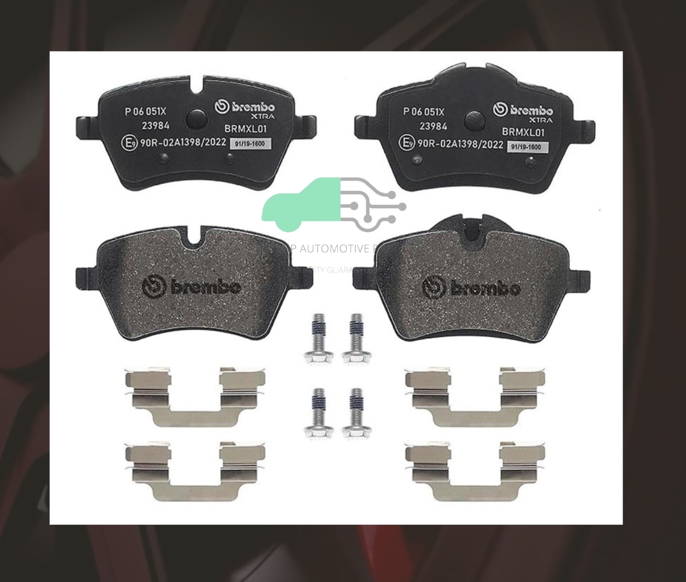 P06 051X ผ้าเบรกหน้า (แท้ BREMBO รุ่น Xtra) MINI R56 (Cooper, Cooper S)/MINI R60 Countryman (One, One D, Cooper, Cooper S)