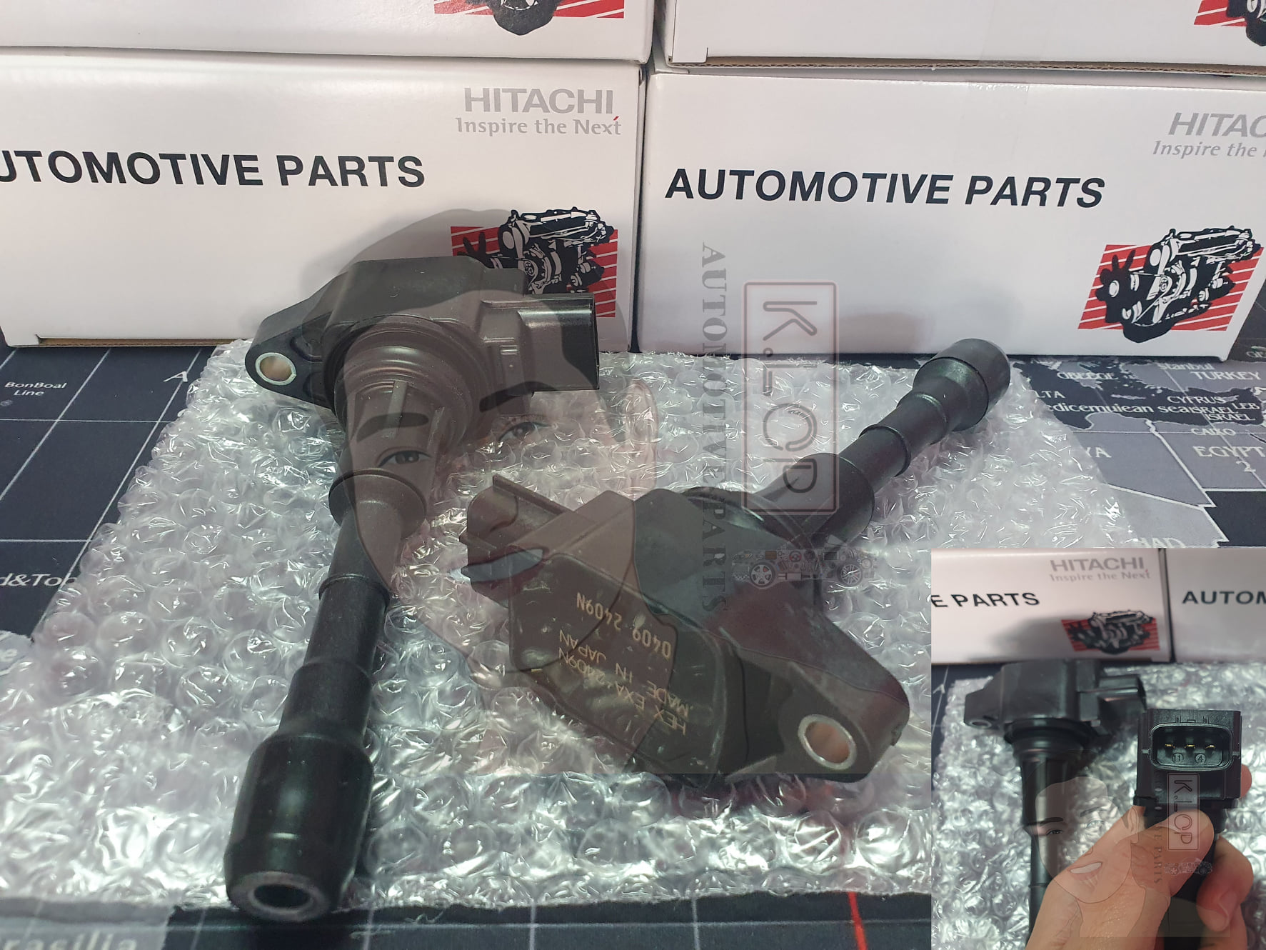 ICH409N คอยล์จุดระเบิด(HITACHI) NISSAN TEANA J32 2.5 (6สูบ 6ตัว)-MADE IN JAPAN