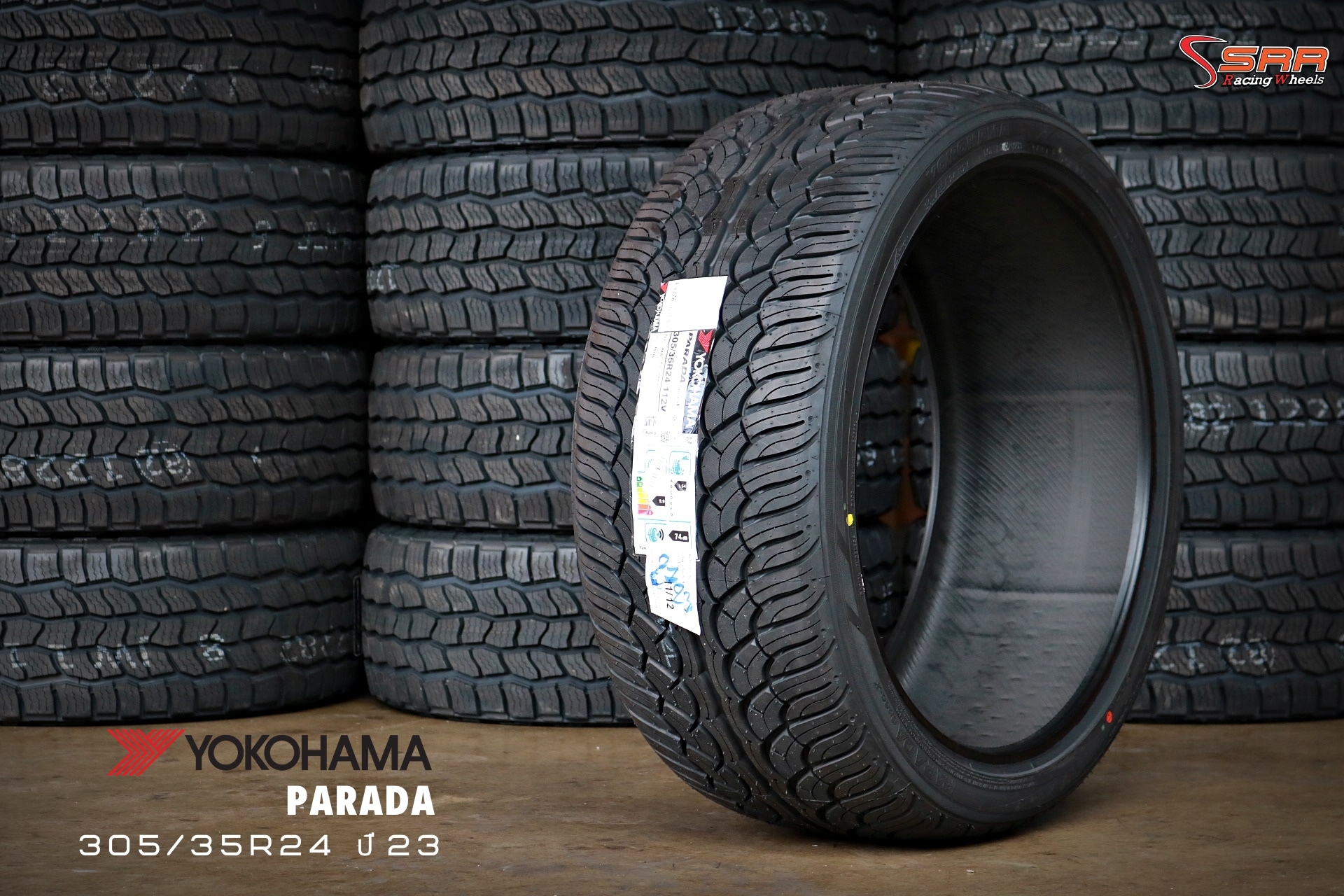 YOKOHAMA PARADA 305/35R24 ยางญี่ปุ่น ปี23 ราคาพิเศษ