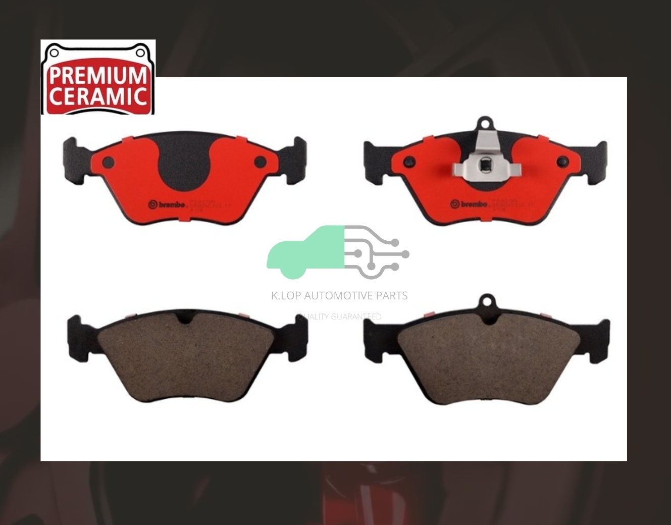 P59 019N ผ้าเบรกหน้า BREMBO รุ่น Ceramic) SAAB 900 (II) 93->