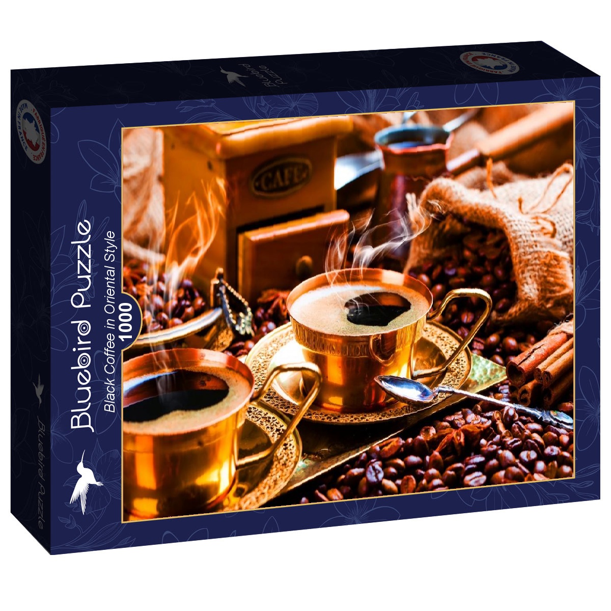 Bluebird Puzzle - Black Coffee in Oriental Style 1000 pcs.