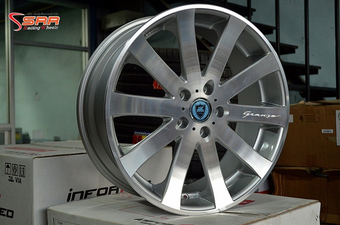 VENETIAN GRANZO ขอบ19 ET42 5x114.3 SILVER/MIRROR FULL FACE POLISH