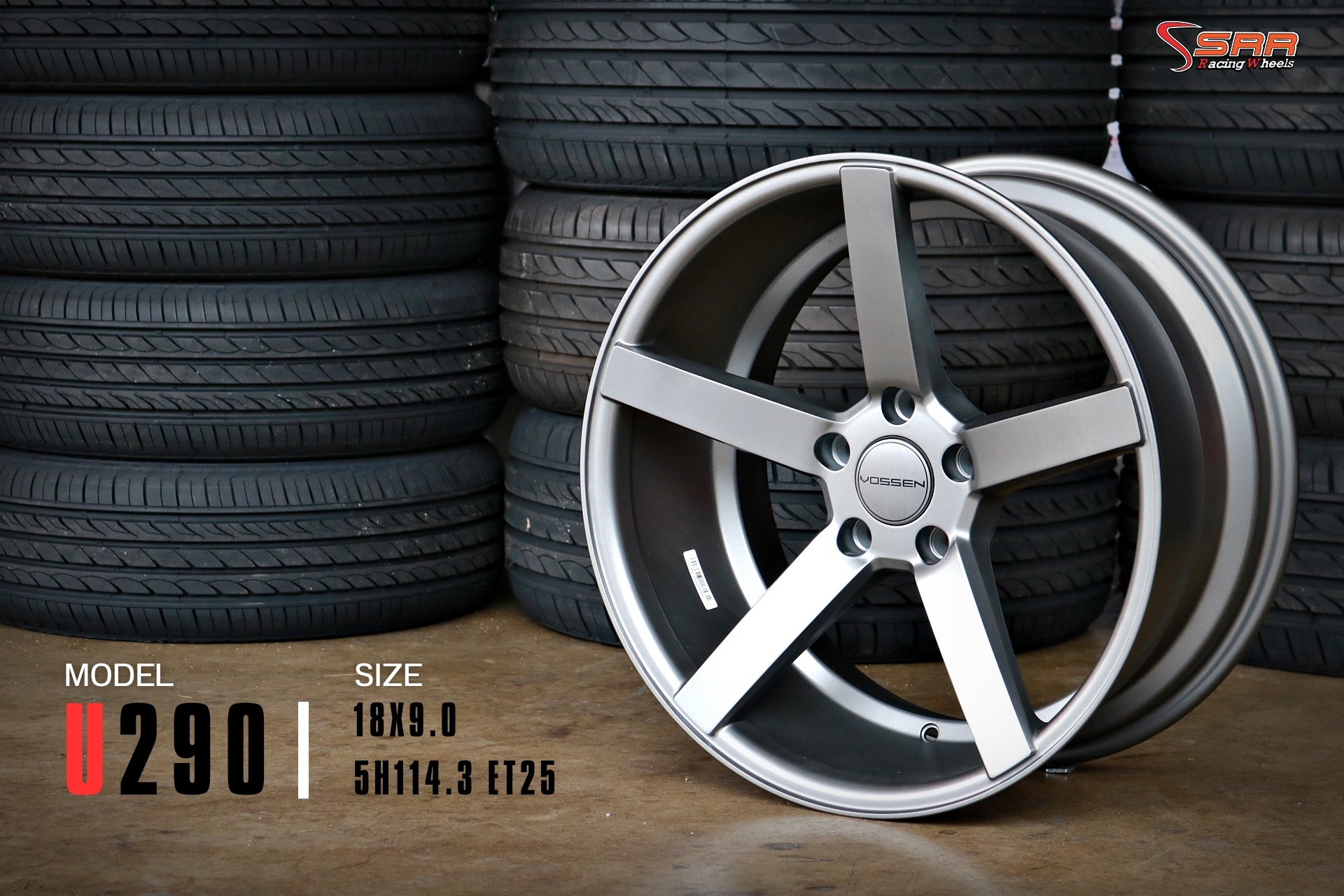 VOSSEN CV3 ขอบ18 หน้า9 หลัง10 5x114.3 โปรชุด 18,000 บาท