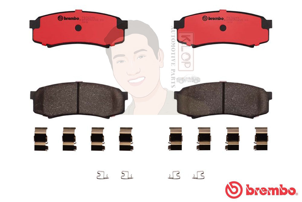 P83 024C ผ้าเบรก R (แท้ BREMBO รุ่น Ceramic) LEXUS อาร์เอ๊กซ์ RX300 / Harrier (โตโยต้า แฮริเออร์) ปี1998-2003