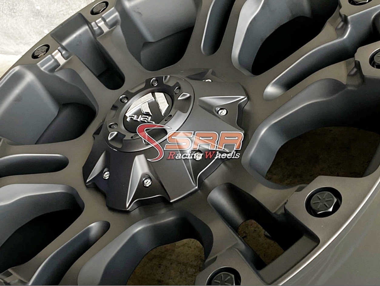 FUEL VAPOR 20x9 6x135/6x139.7 ET+20 MATTE BLACK MACHINED/TINT CLEAR