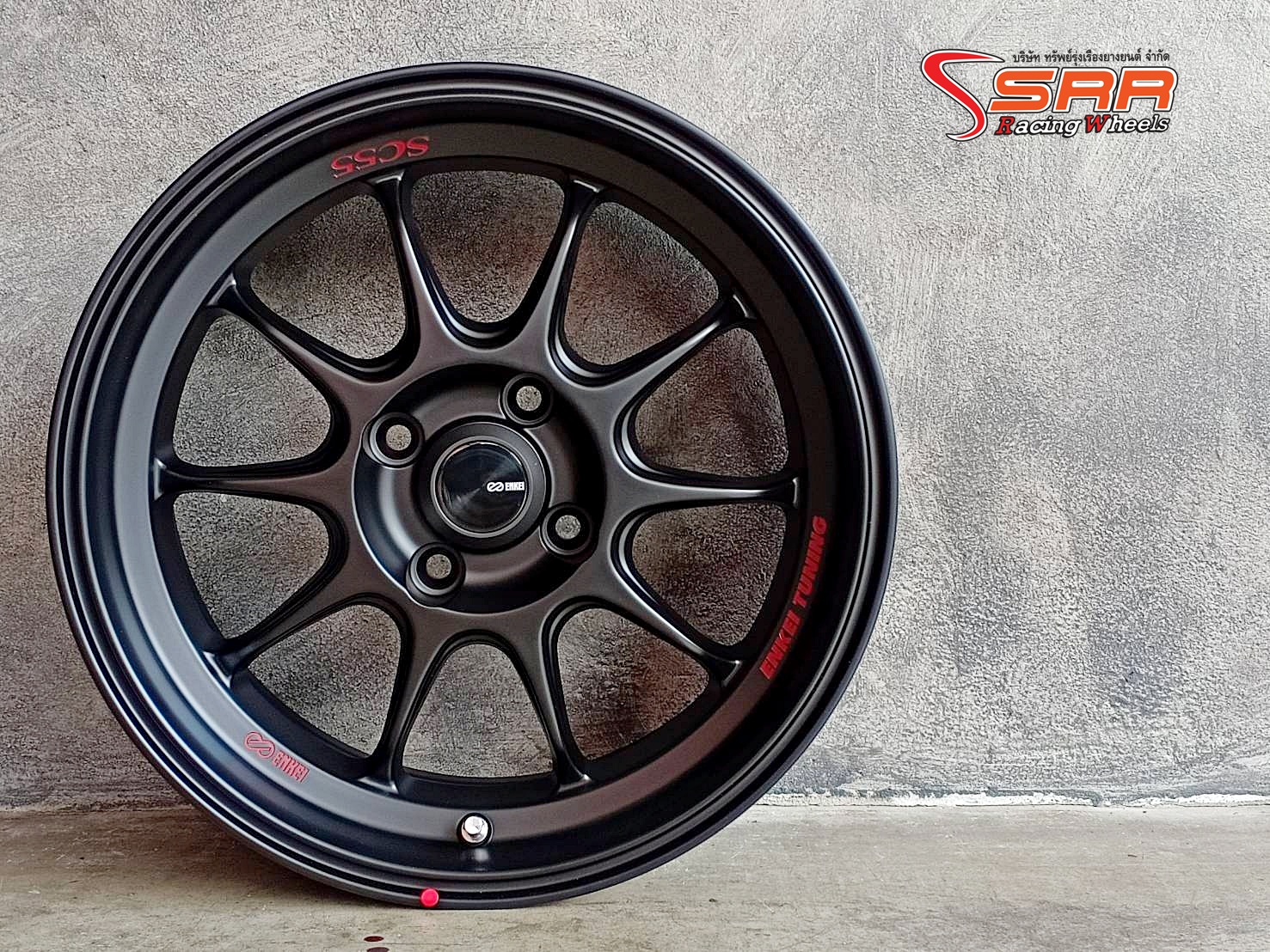 ENKEI TUNING SC55 ขอบ15 ET+28 4x100 DBK2QR2DRK