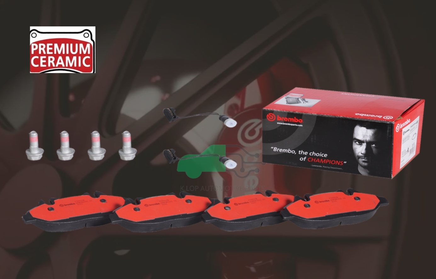 P50 050N ผ้าเบรกหน้า BREMBO รุ่น Ceramic) BENZิ VITO W639 (115CDI)