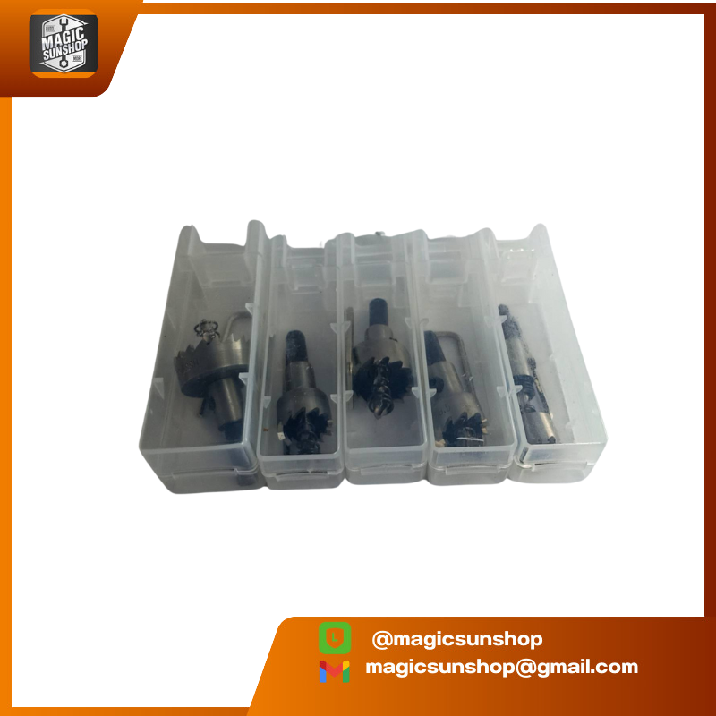 ชุดดอกโฮซอล Hole saw 1 set (16,18,20,25,30mm)