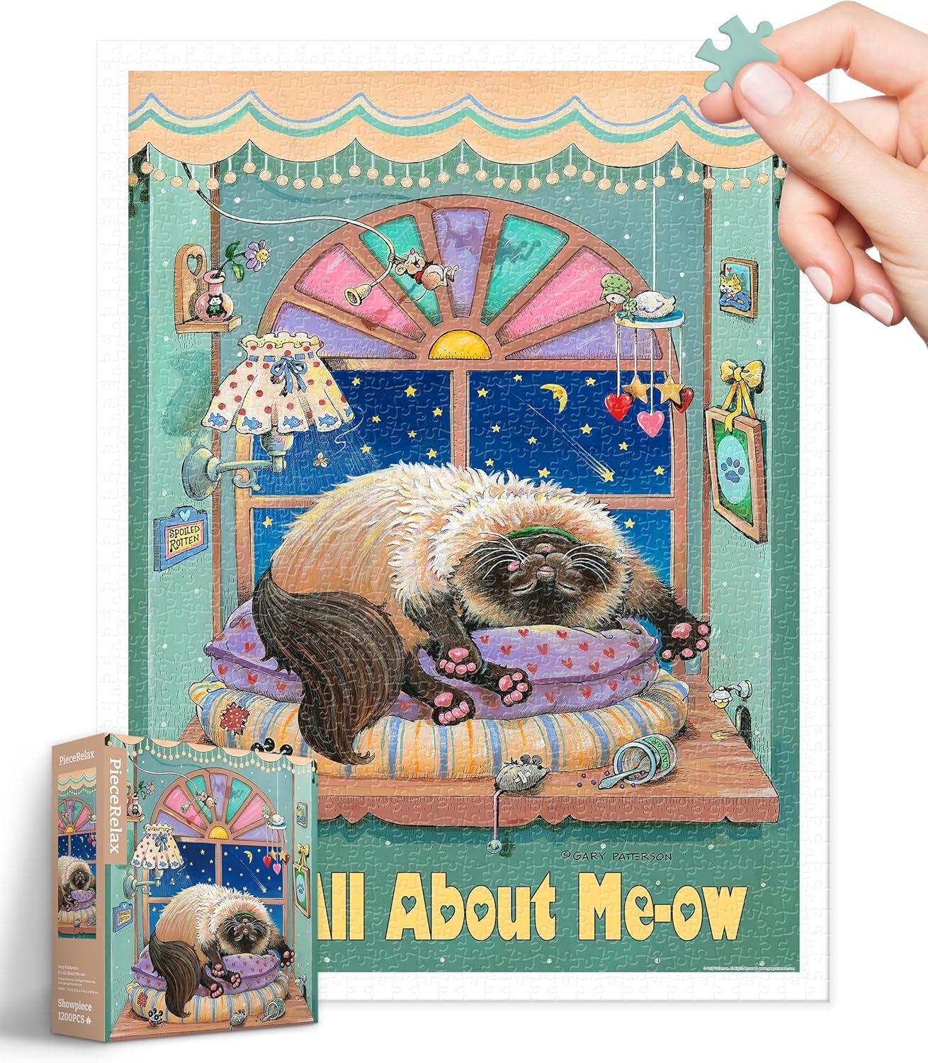 Pintoo - It's All About Me-ow by Gary Patterson 1200 pcs.
