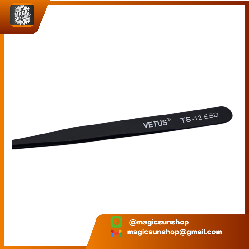 928456 VETUS ESD Tweezers ESD 12 (SD00130)
