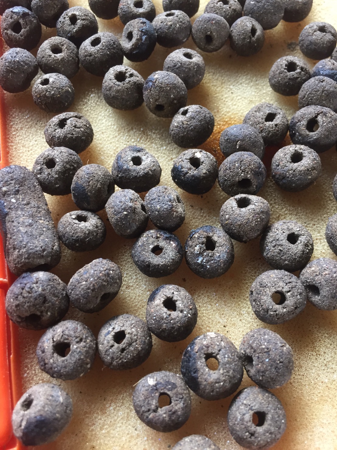 เม็ดประคำผงพราย 59ตน อาจารย์เปล่ง บุญยืน ยุคต้น