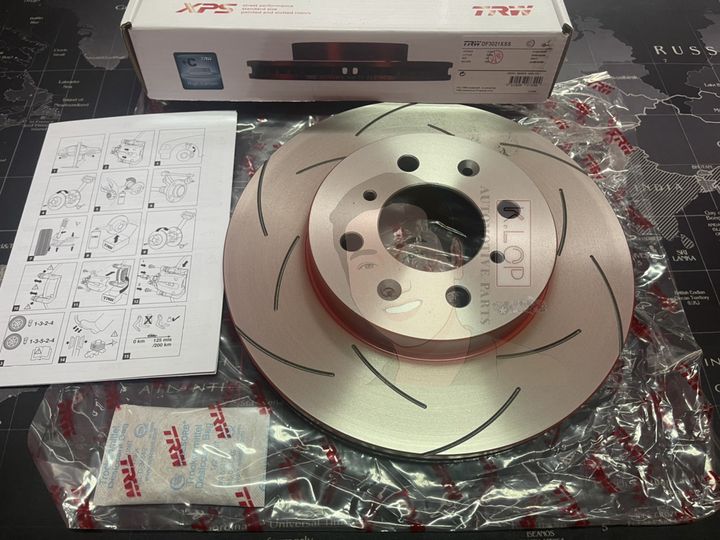 DF3021X55 จานเบรก-หน้า(TRW) รุ่นXPS HONDA Jazz GE ปี2008 /City ปี2009 /Civic ปี1996 /Freed ปี2009 /Civic Dimension ปี2001-2005